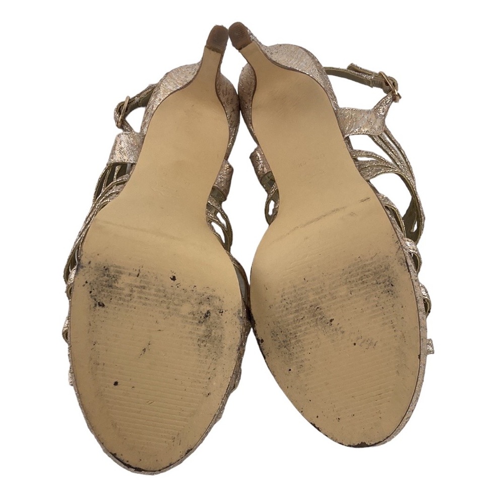 Adrianna Papell Silver & Gold Heels - Picture 3 of 5